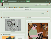 Tablet Screenshot of chriskettle.deviantart.com