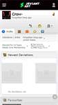 Mobile Screenshot of crow-.deviantart.com