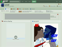 Tablet Screenshot of lannad.deviantart.com