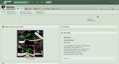 Desktop Screenshot of delrosso.deviantart.com