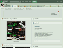 Tablet Screenshot of delrosso.deviantart.com