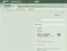 Tablet Screenshot of eva-chu.deviantart.com