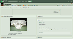 Desktop Screenshot of fritzdesigns.deviantart.com