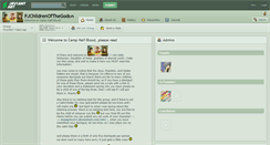 Desktop Screenshot of pjchildrenofthegods.deviantart.com