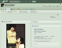 Tablet Screenshot of kathrina-blanko.deviantart.com