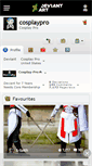 Mobile Screenshot of cosplaypro.deviantart.com