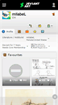 Mobile Screenshot of miiabel.deviantart.com