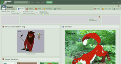 Desktop Screenshot of foxpen.deviantart.com
