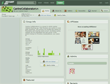 Tablet Screenshot of caninecollaborators.deviantart.com