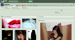Desktop Screenshot of paramyzz.deviantart.com