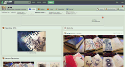 Desktop Screenshot of larxa.deviantart.com