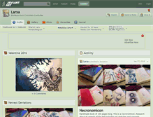 Tablet Screenshot of larxa.deviantart.com