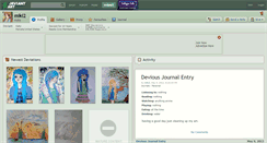 Desktop Screenshot of miki2.deviantart.com