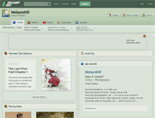 Tablet Screenshot of metayoshi0.deviantart.com