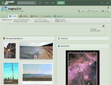 Tablet Screenshot of magical224.deviantart.com