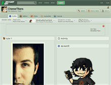 Tablet Screenshot of cheesetitans.deviantart.com