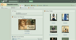 Desktop Screenshot of happybackwards.deviantart.com