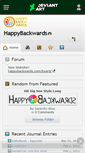 Mobile Screenshot of happybackwards.deviantart.com