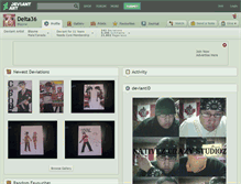 Tablet Screenshot of delta36.deviantart.com