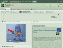 Tablet Screenshot of chadfuller.deviantart.com
