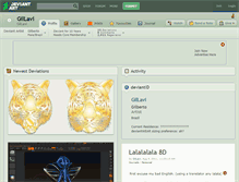 Tablet Screenshot of gillavi.deviantart.com