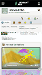 Mobile Screenshot of horses-echo.deviantart.com
