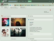 Tablet Screenshot of intro92.deviantart.com