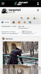 Mobile Screenshot of margohell.deviantart.com