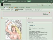 Tablet Screenshot of lersi-artist.deviantart.com