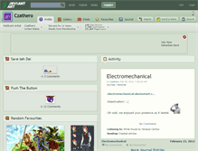 Tablet Screenshot of czathero.deviantart.com