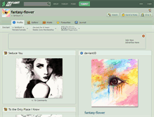 Tablet Screenshot of fantasy-flower.deviantart.com