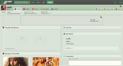 Desktop Screenshot of cutsh.deviantart.com