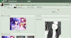 Desktop Screenshot of meybeline.deviantart.com