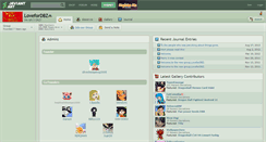 Desktop Screenshot of lovefordbz.deviantart.com