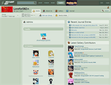 Tablet Screenshot of lovefordbz.deviantart.com