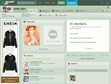 Tablet Screenshot of andy-sid.deviantart.com