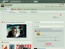 Tablet Screenshot of eternaltale.deviantart.com