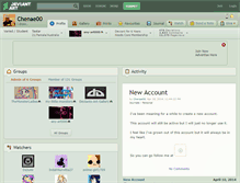 Tablet Screenshot of chenae00.deviantart.com