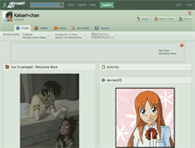 Tablet Screenshot of katsari-chan.deviantart.com