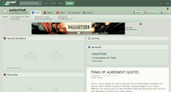 Desktop Screenshot of antiarttheft.deviantart.com