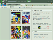 Tablet Screenshot of chaos-on-mobius-club.deviantart.com