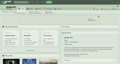 Desktop Screenshot of ginger669.deviantart.com