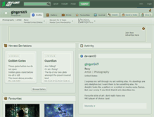 Tablet Screenshot of ginger669.deviantart.com