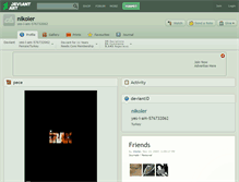 Tablet Screenshot of nikoler.deviantart.com