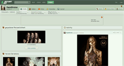 Desktop Screenshot of kaosthrone.deviantart.com