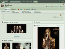 Tablet Screenshot of kaosthrone.deviantart.com