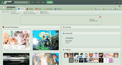 Desktop Screenshot of christyliu.deviantart.com