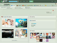 Tablet Screenshot of christyliu.deviantart.com