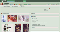 Desktop Screenshot of courtneylb.deviantart.com