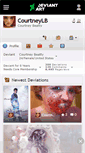 Mobile Screenshot of courtneylb.deviantart.com